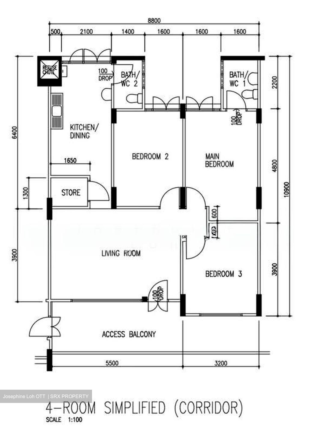 Blk 713 Chong Pang Green (Yishun), HDB 4 Rooms #579791801